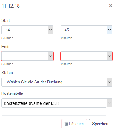 Abb10 Buchungsfenster Beschäftigte