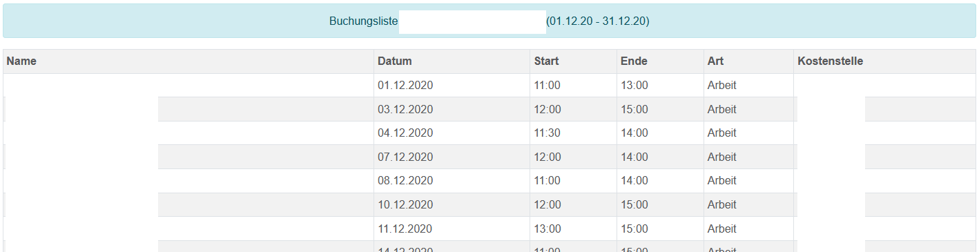 Abb6 Buchungsliste